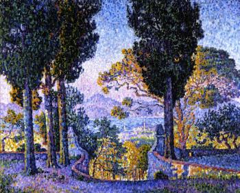 (image for) Handmade Oil painting for home canvas, oil painting framed canvas for living room Paul Signac's painting, Saint-Anne (Saint-Trope